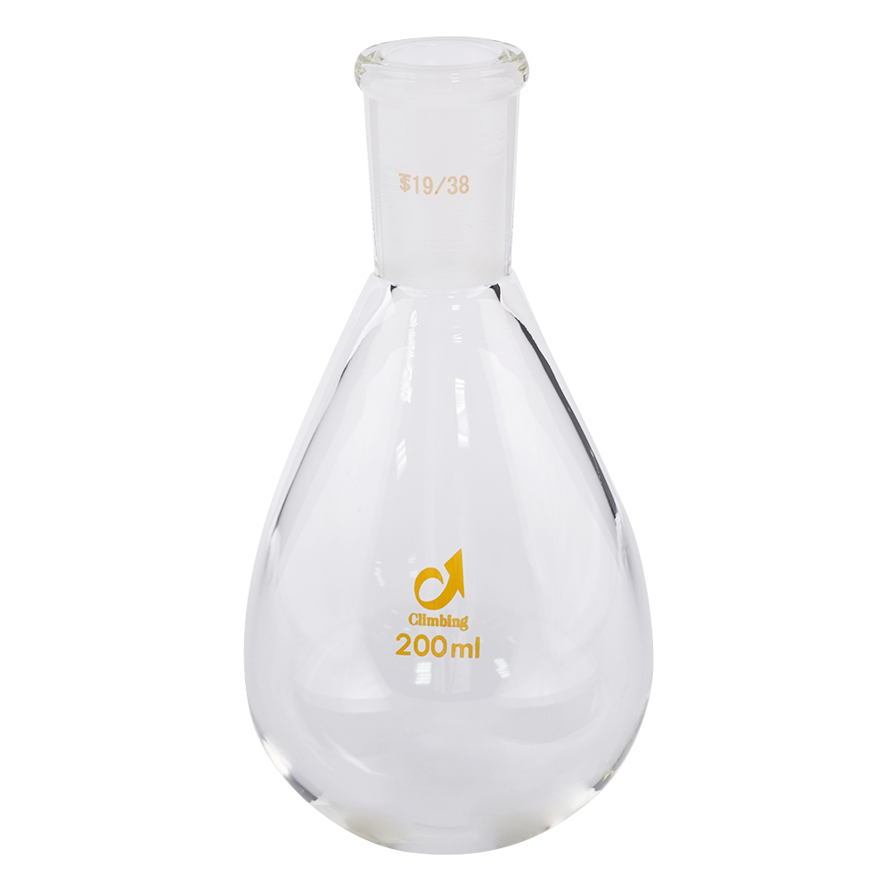 共通摺合茄子型フラスコ 200mL TS19/38 CL0090-05-30