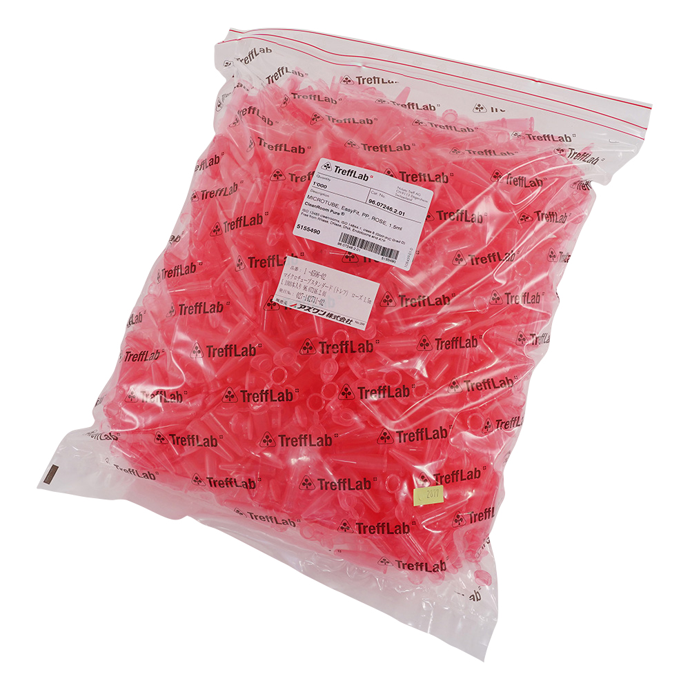 マイクロチューブスタンダード（トレフ） ローズ 1.5mL 1000本入り 96.07246.2.01
