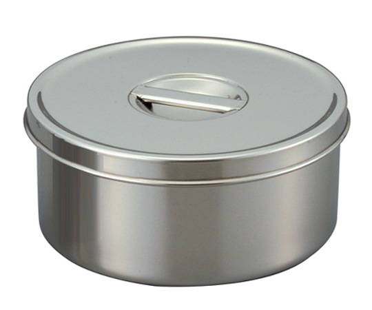 ツマミ付き ステンレス丸型ポット 18cm 2L 61018