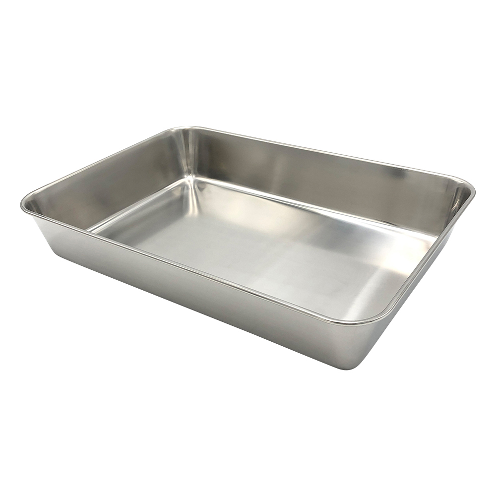 ステンレス角型バット　（475×333×82mm)　1枚　6枚取 33006