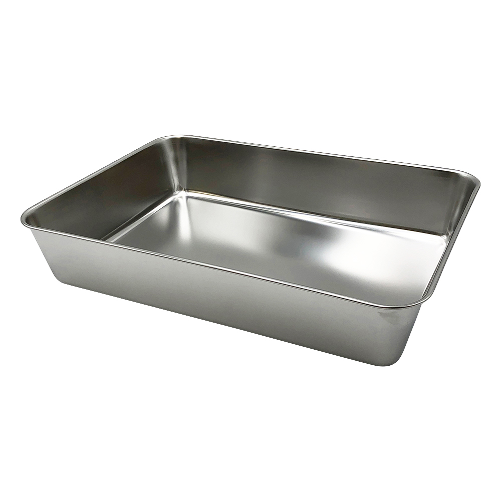 ステンレス角型バット　（582×421×112mm)　1枚　3枚取 33003