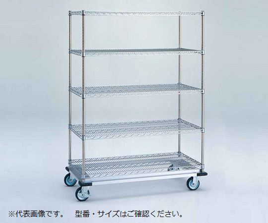 ステンレスエレクターシェルフ標準セット ドーリー付 SLS910SET