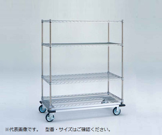 ステンレスエレクターシェルフ標準セット ドーリー付 SLS1520SET