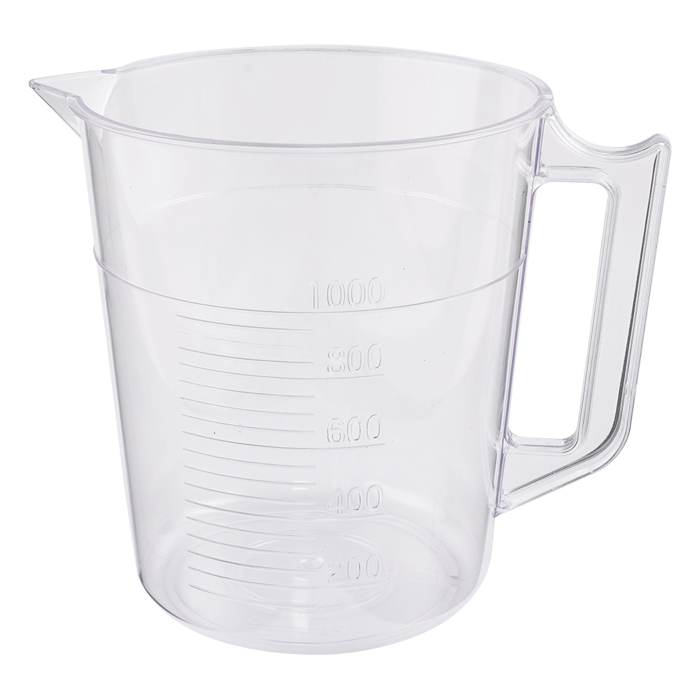 透明計量カップ 1000mL 1個 3005-04