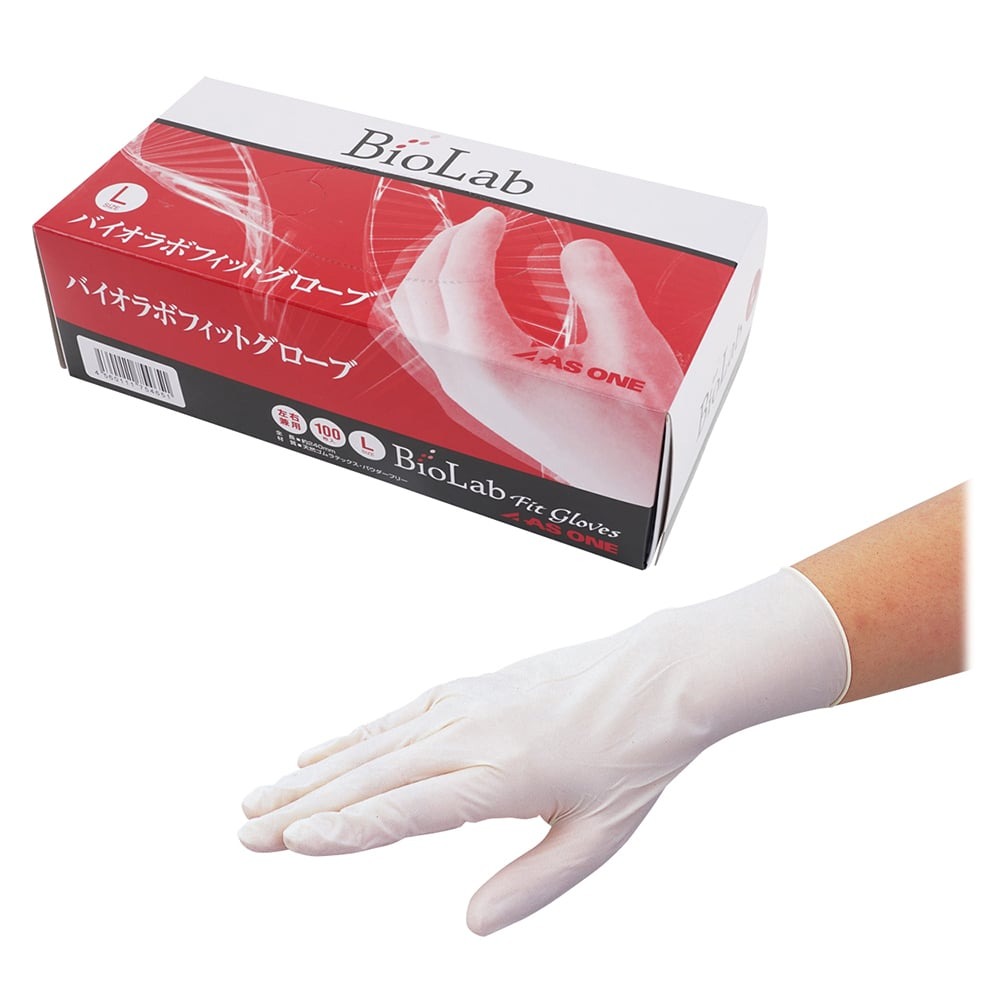 バイオラボフィットグローブ（パウダーフリー） L 100枚入