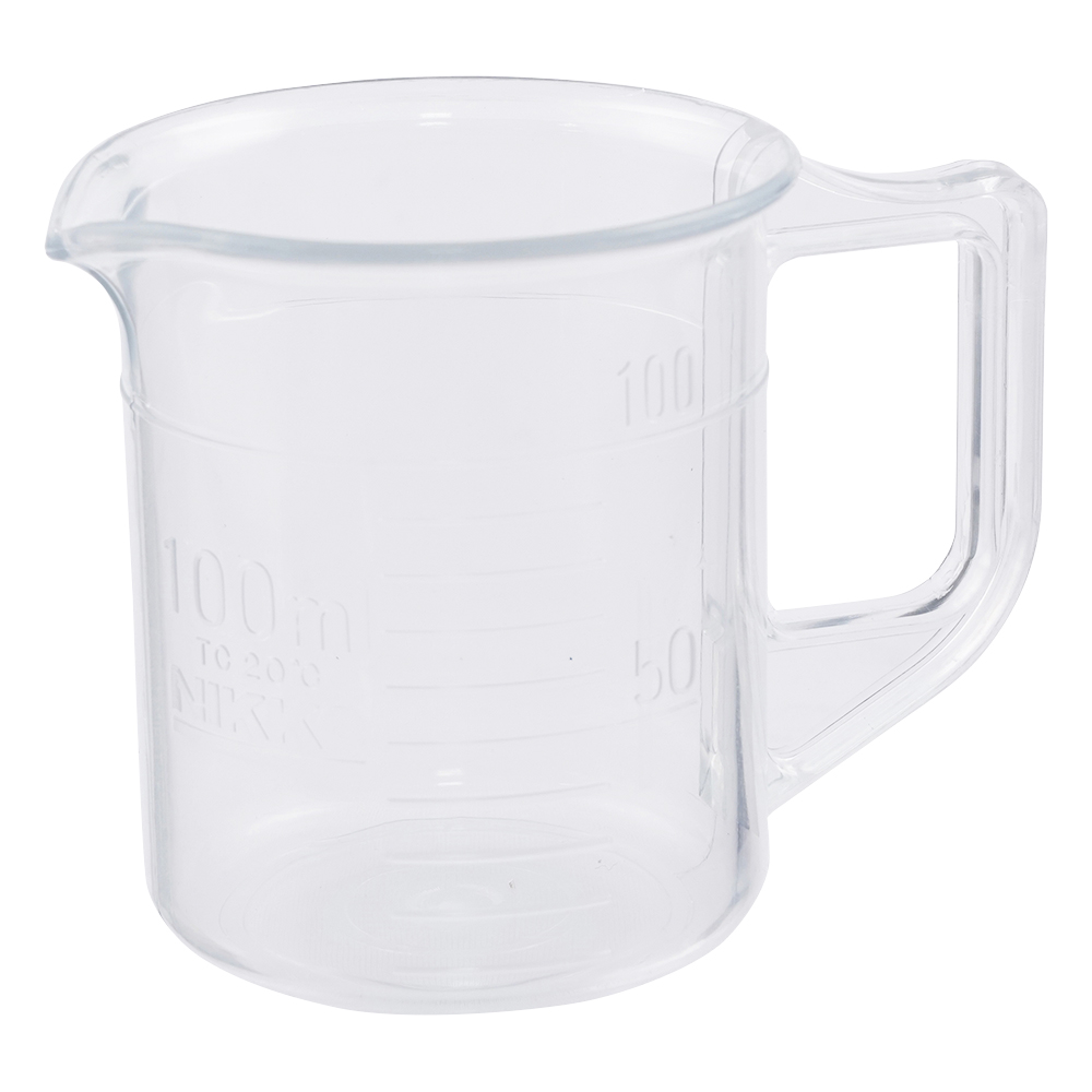 TPX手付きビーカー 100mL 1個 3006-06