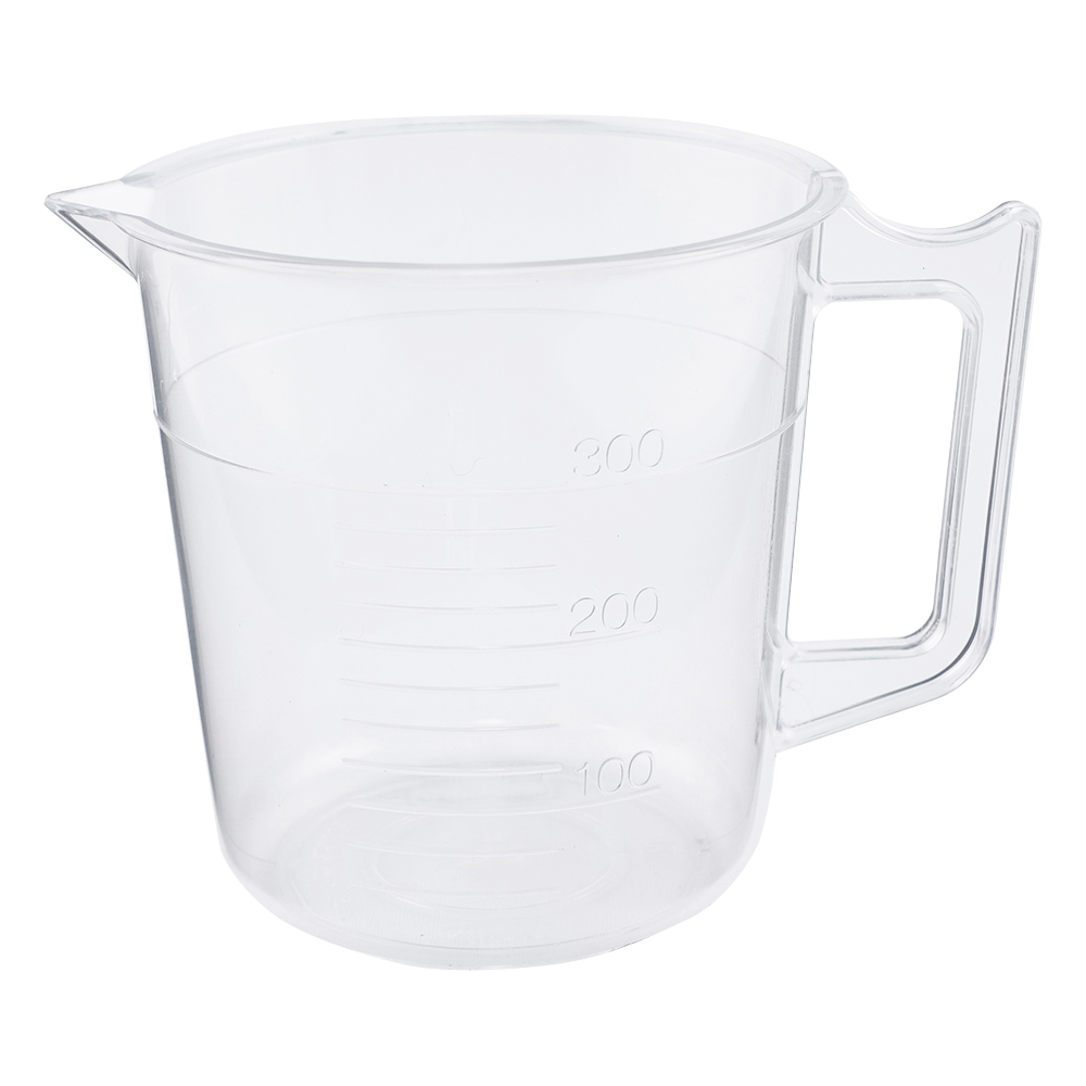 TPX手付きビーカー 300mL 1個 3006-04