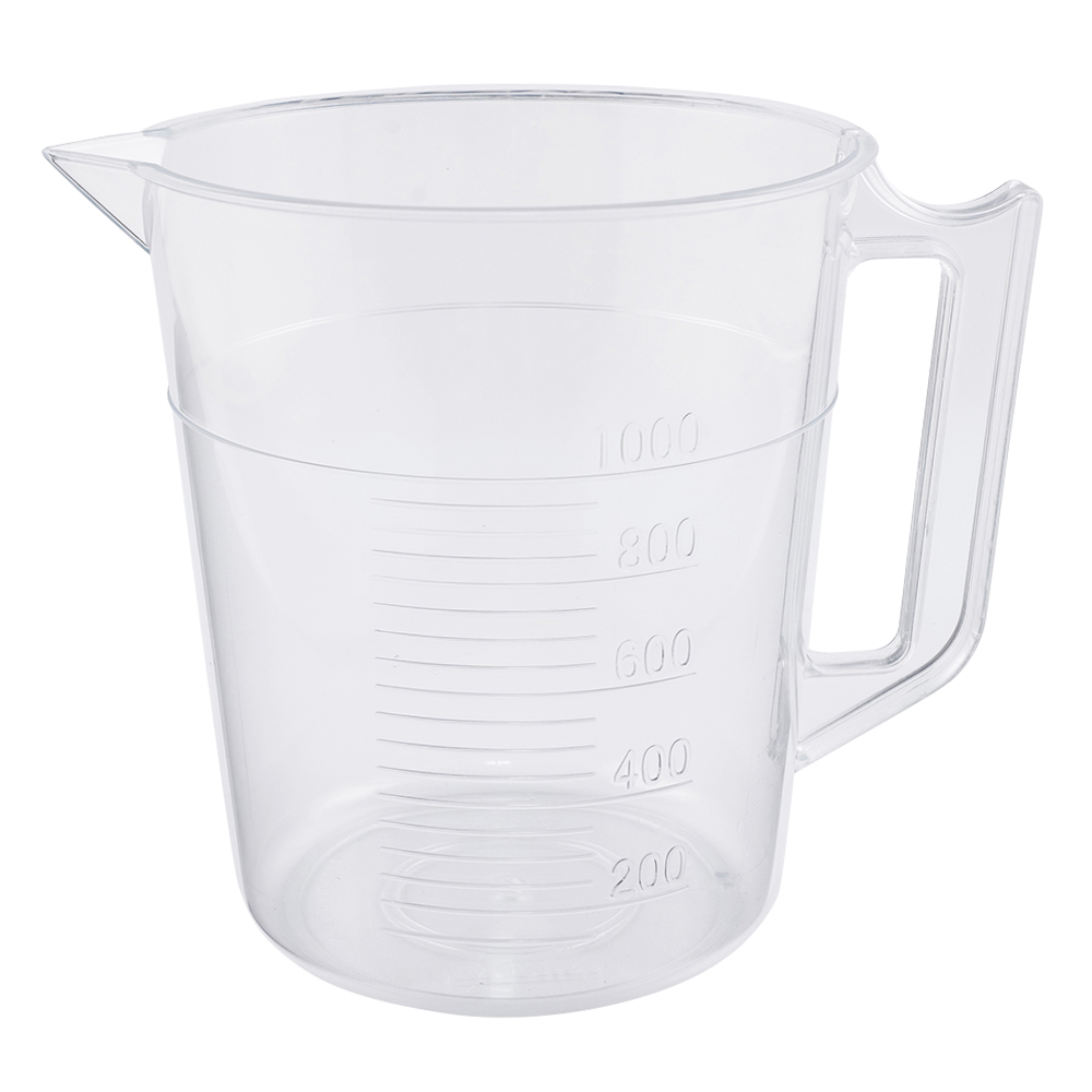 TPX手付きビーカー 1000mL 1個 3006-02