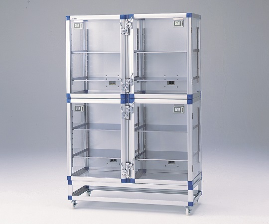 IDデシケーター 1152×520×1765mm 強化プラスチック棚板 ID-W4P