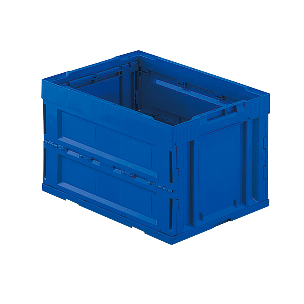 オリコン α折りたたみコンテナ 50L ダークブルー ダークブルー CR-S50N