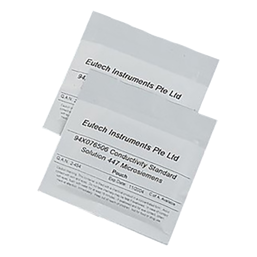 ラコムテスター導電率計用校正液 447μS／cm 20mL×5 1箱（5パック入） ECCON447BS