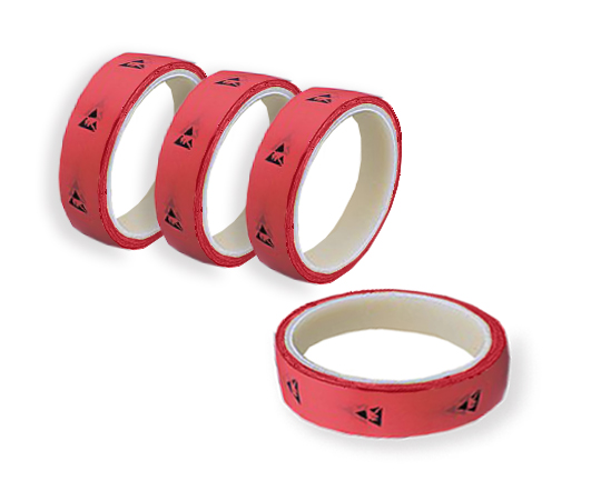 アズピュアESD PETラインテープN 赤 25mm×33m 10巻入