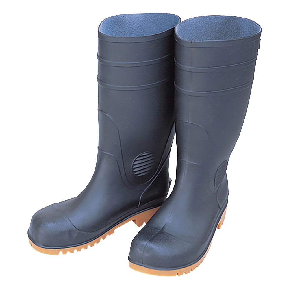 耐油安全長靴 24.0cm 黒 ZODY