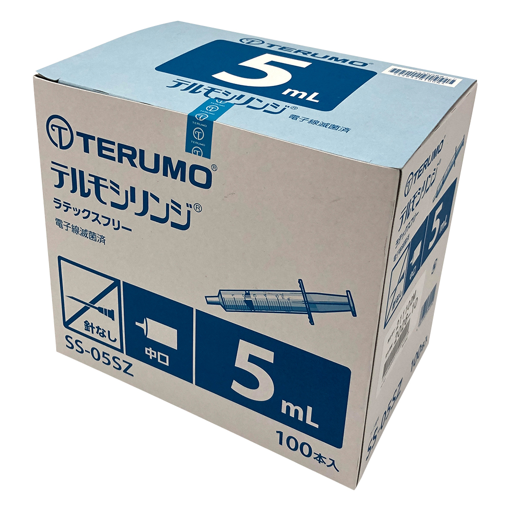 テルモシリンジ（R） 5mL スリップチップ（中口） 白 1箱（100本入） SS-05SZ