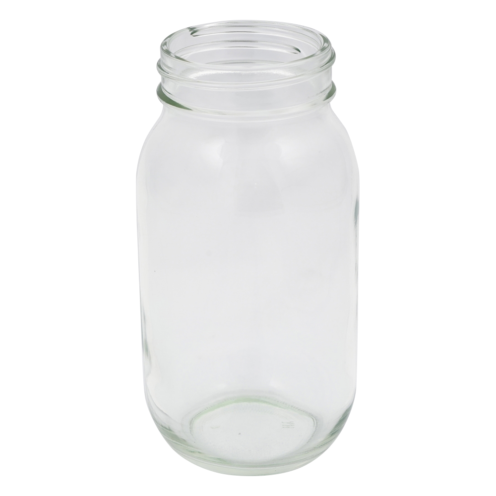 広口ガラスボトル 787mL キャップ別 20本入 M-730