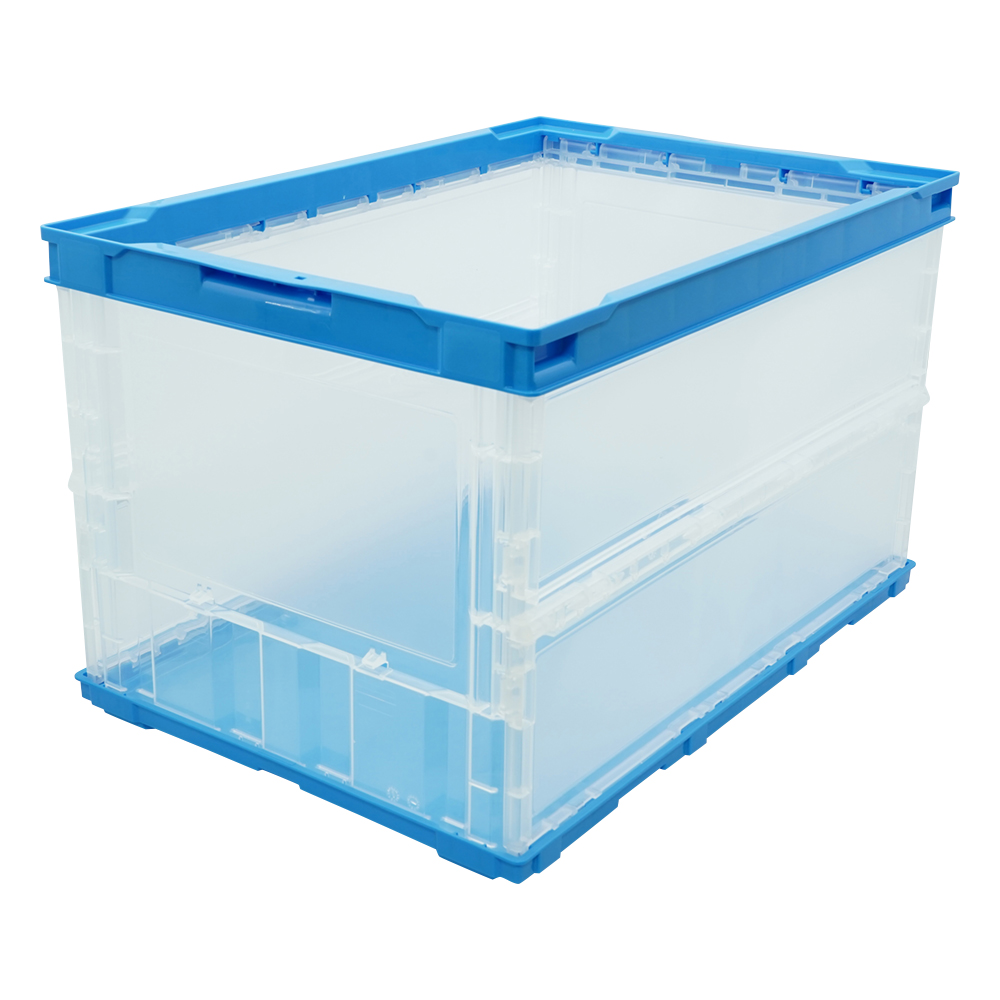 オリコン 薄型折りたたみコンテナ 50L 透明 透明 TR-O50B TM