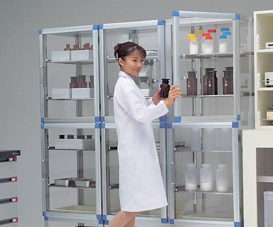 スタンダードデシケータージャンボ 574×523×1765mm 強化プラスチック棚 SD-SP