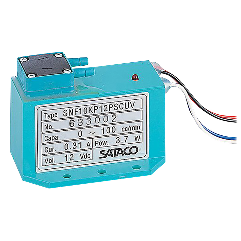 超微量ダイヤフラム式定量ポンプ 100mL／min DC24V SNF10KP24PSCUV