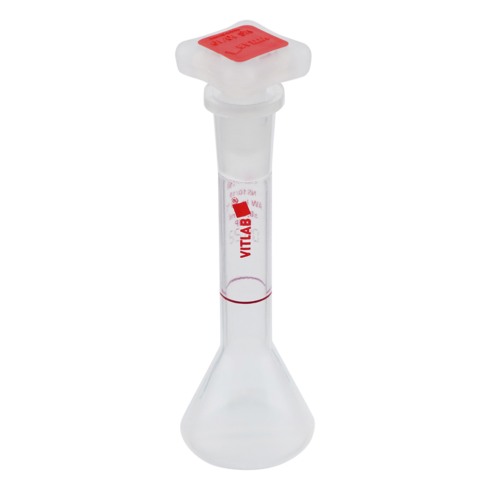 EMユーロPMPメスフラスコ（PP栓付き） 10mL 67704