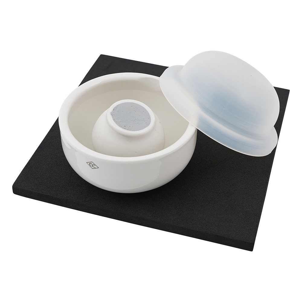 中容量マグネット乳鉢セット 80g磁製