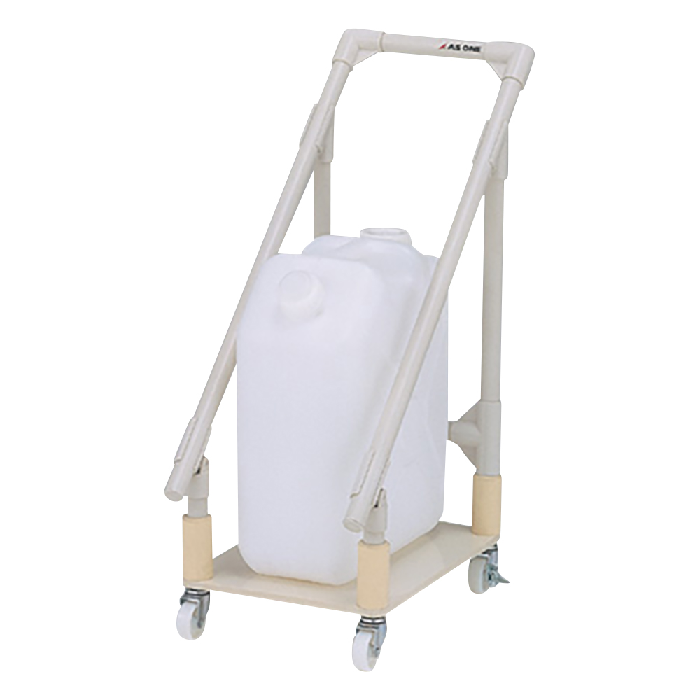廃液回収トレーワゴン 1ヶ用 ポリタンク1ヶ用