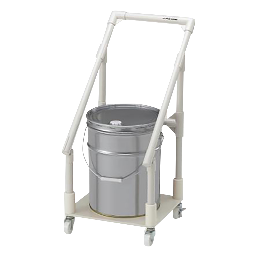 廃液回収トレーワゴン ペール缶1ヶ用