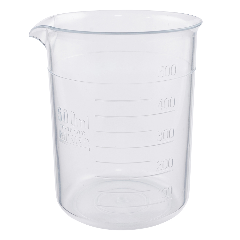 TPXビーカー 500mL（手なし）1個 3009-02