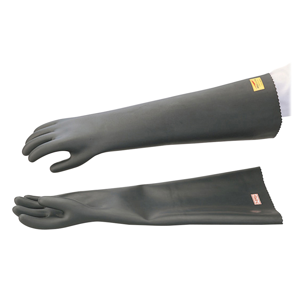静電気用手袋 黒 アーステロン長 GC-8