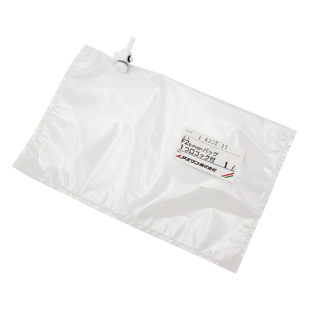 サンプリングバッグ（2フッ化） 1口コック 1L