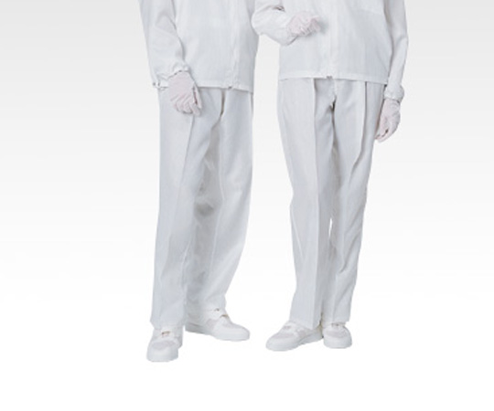 無塵衣・AS349C 男女兼用パンツ 白 5L