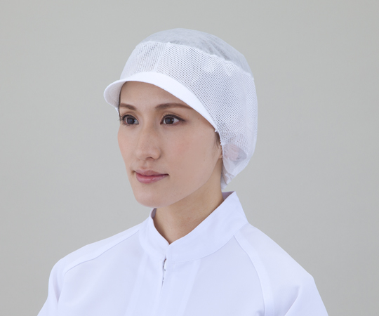 でんでん帽 50枚入 ツバ付き・通気型 ホワイト CA-104