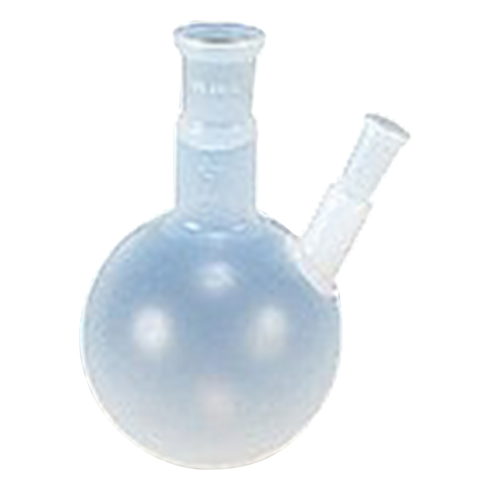 PFA丸底フラスコ 二つ口 500mL NR1255-001
