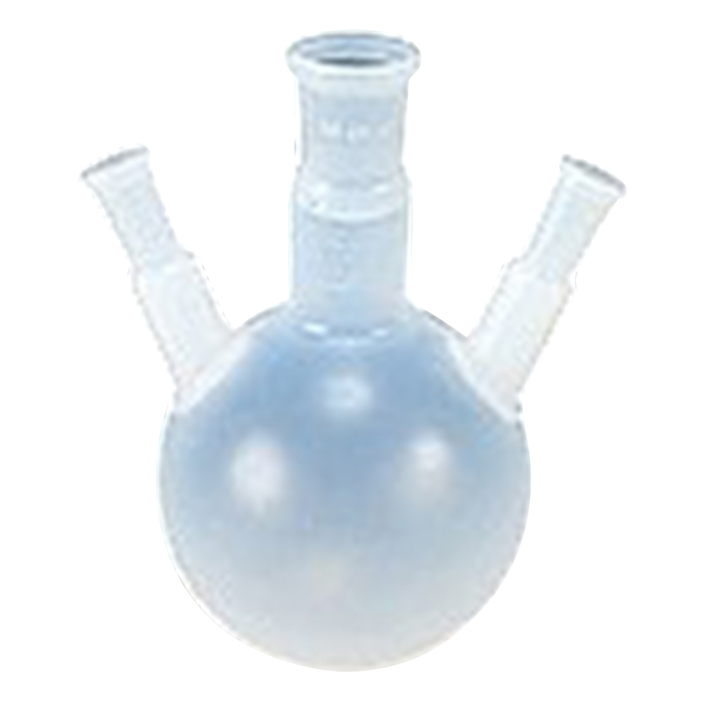 PFA丸底フラスコ 三つ口 500mL NR1256-001