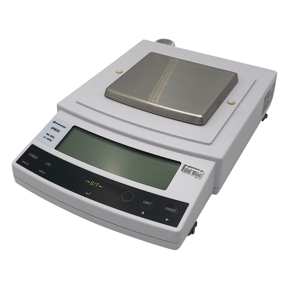 上皿天びん UP-X・校正分銅内蔵タイプ 620g 最小表示：0.001g UP623X