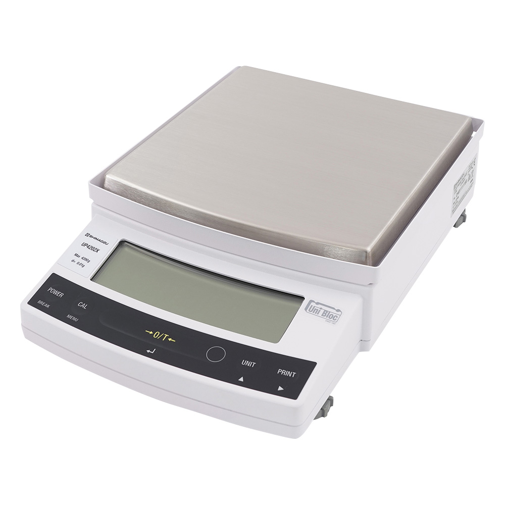 上皿天びん UP-X・校正分銅内蔵タイプ 4200g 最小表示：0.01g UP4202X