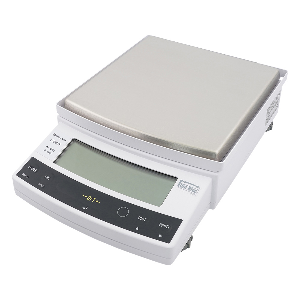 上皿天びん UP-X・校正分銅内蔵タイプ 6200g 最小表示：0.01g UP6202X