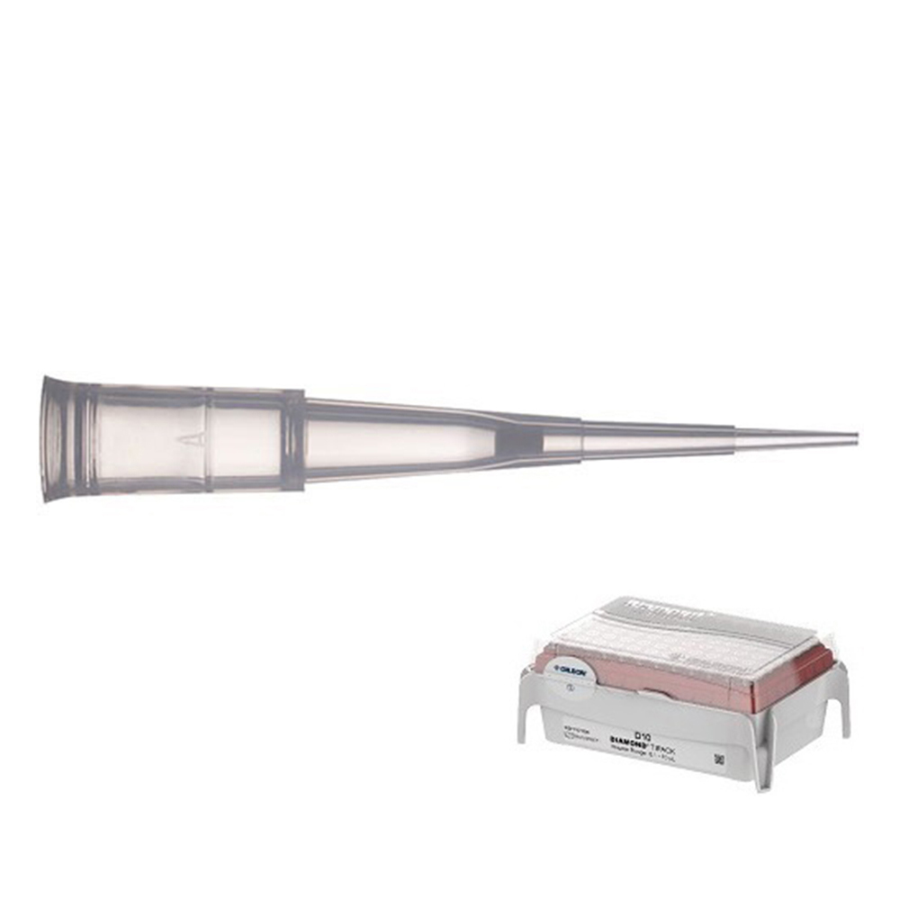 ダイアモンドフィルターチップ DFL10ST 滅菌済 0.1～10uL 96本×10箱 F171203