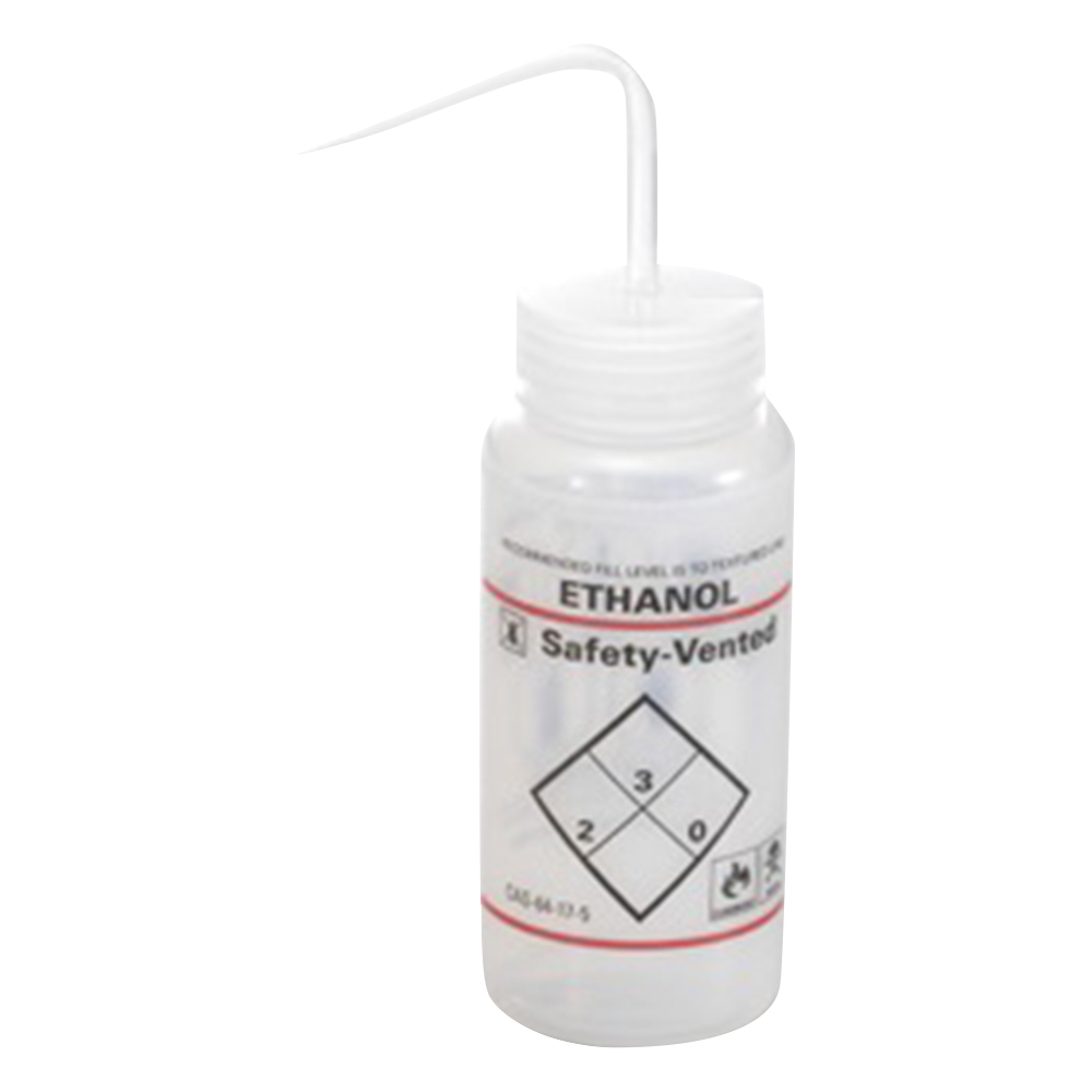 ラベル付洗浄瓶（エタノール） 500mL 800100617