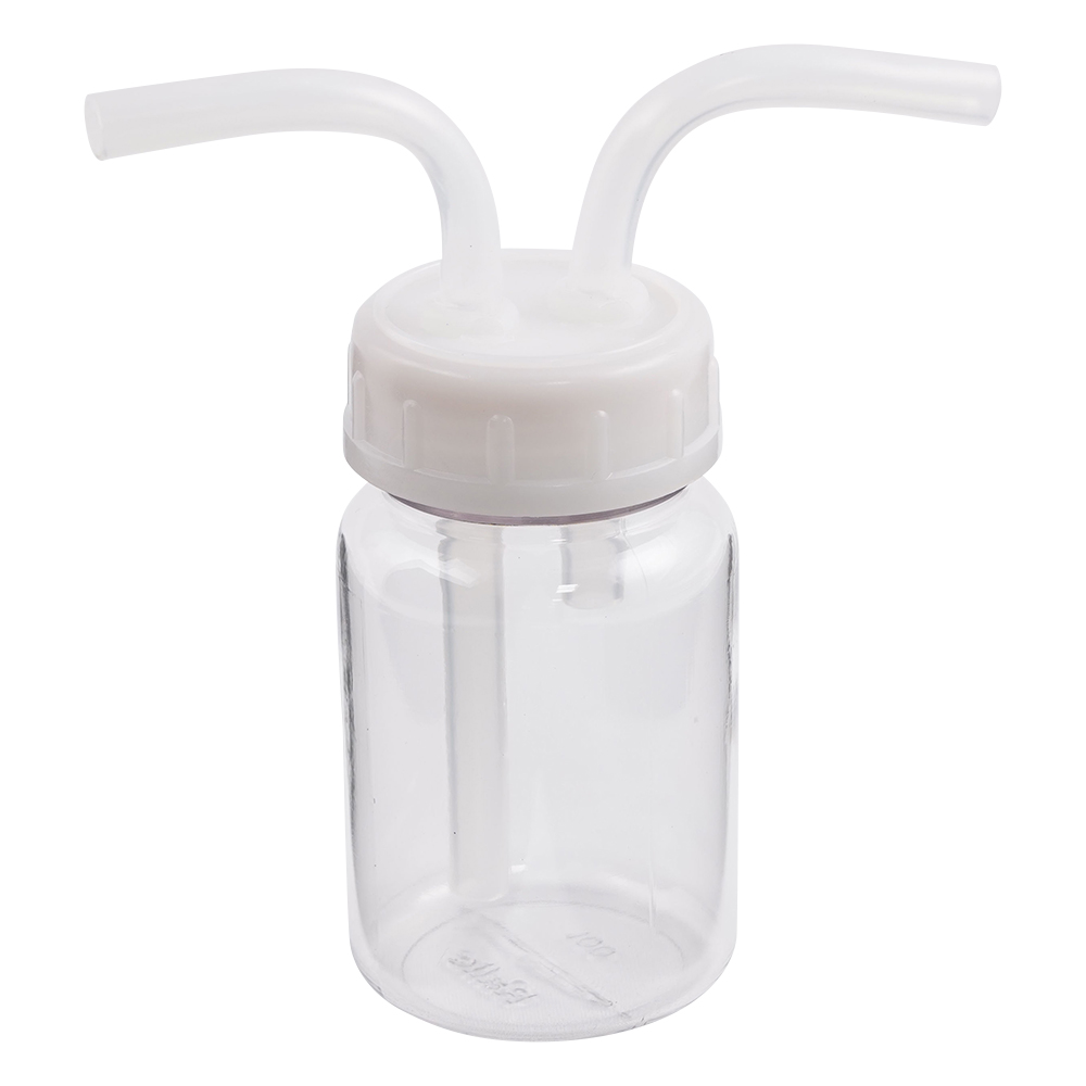ガス洗浄瓶 100mL （PC製） 広口タイプ