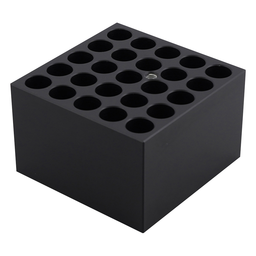 ドライブロックバス用アルミブロック 試験管16.5mm 25本用
