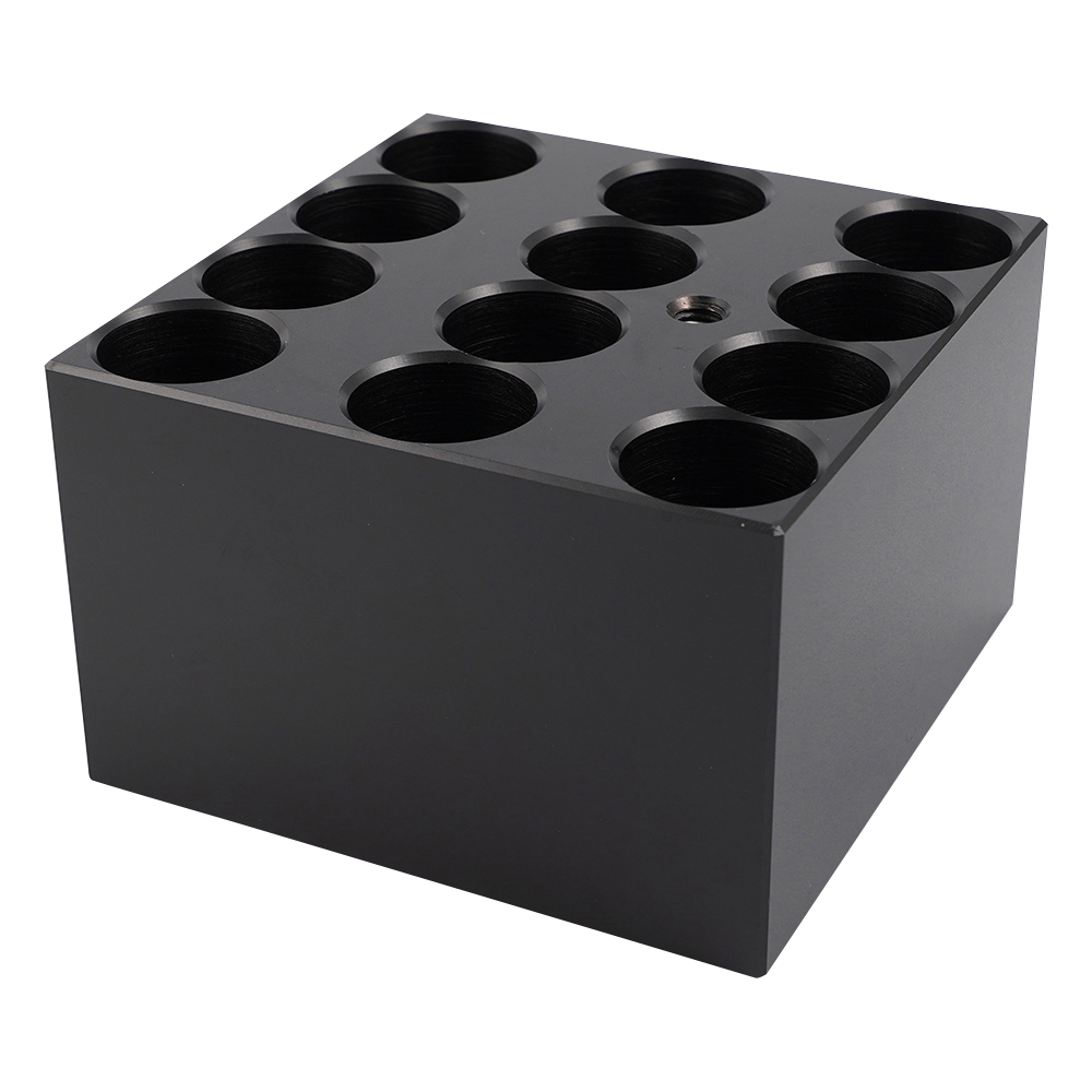 ドライブロックバス用アルミブロック 試験管25mm 12本用