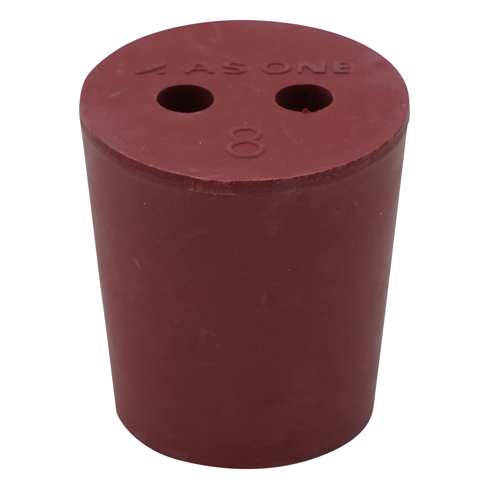 穴付き赤ゴム栓 1個入 8号