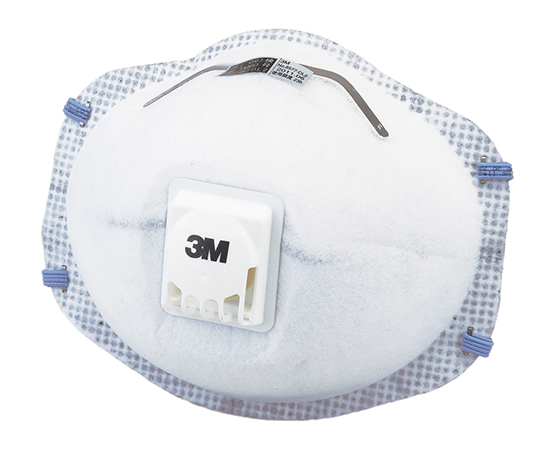 使い捨て式防じんマスク（排気弁付き）  10枚 8577 DL2