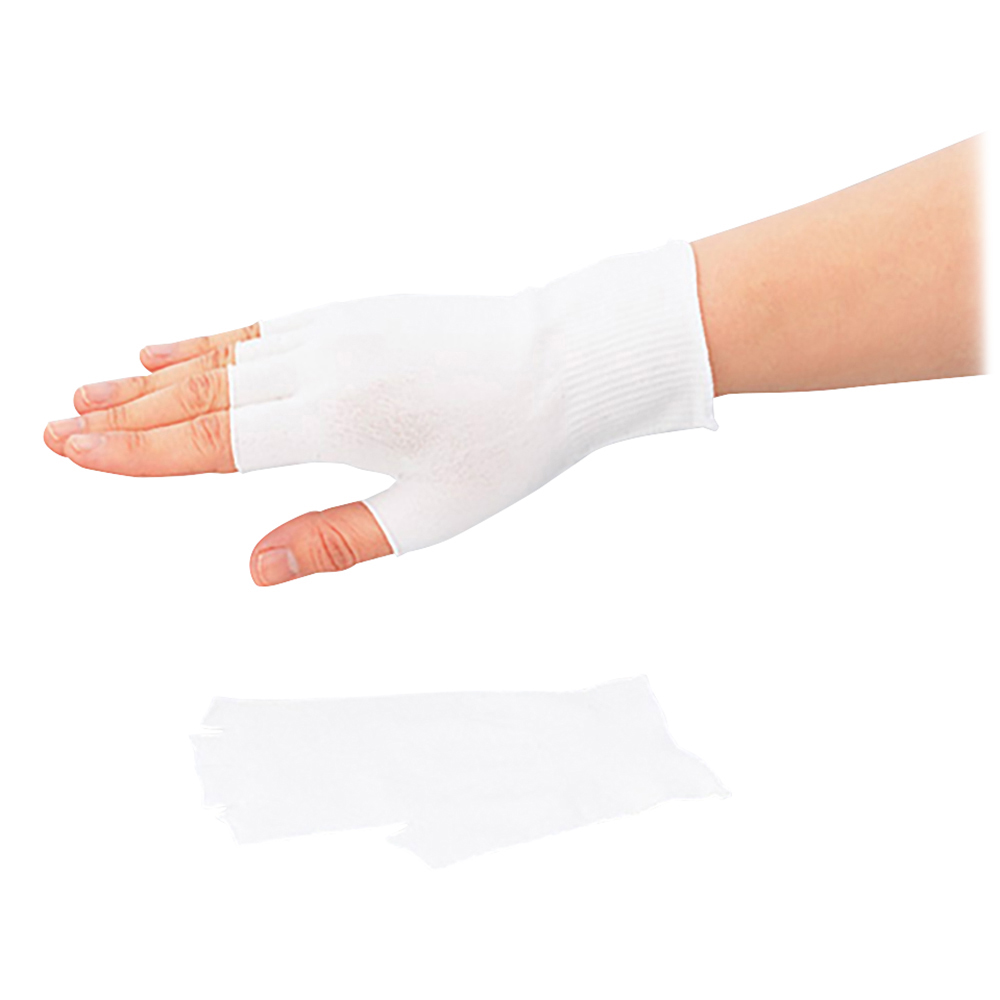 インナー手袋 指先カットタイプ 10双入 MX311EX