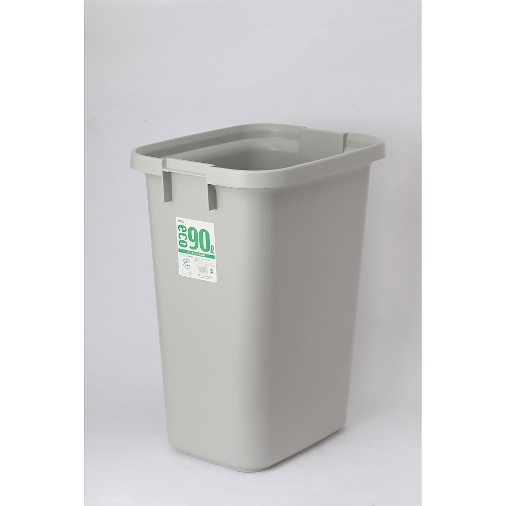 エコポリペール角型＃90本体グレー PEK90H本体