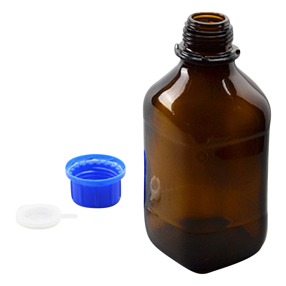 茶褐色ガラスボトル（全体コーティングタイプ） GL-32 角形 100mL 1671506