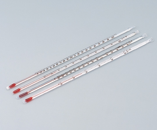 フッ素樹脂被膜温度計 -20～+50℃ アルコール 校正証明書付 JC-2212