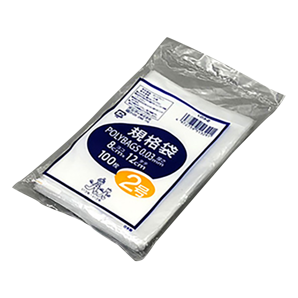 ポリバック規格袋（0.03mm） 80×120mm 100枚 L03-2