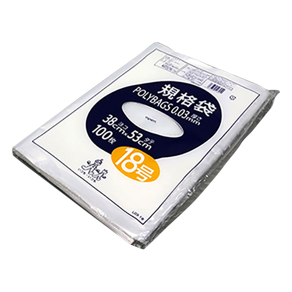 ポリバック規格袋（0.03mm） 380×530mm 100枚 L03-18