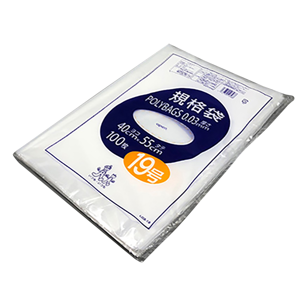 ポリバック規格袋（0.03mm） 400×550mm 100枚 L03-19